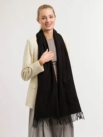 FRAAS | Nom du produit: Schal
Marque: FRAAS
Couleur: beige
Catégories: Mode,Damen
Matériel: Polyacrylique / Acrylique
Motif: Uni
Style: Casual
Détails: Franges | schwarz